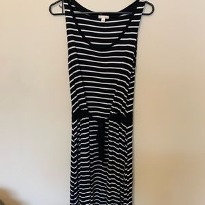 Gap waist tie dress